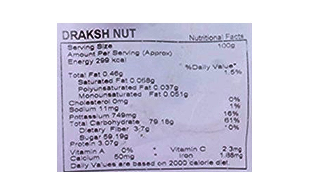 Go Earth Organic Raisin    Pack  500 grams